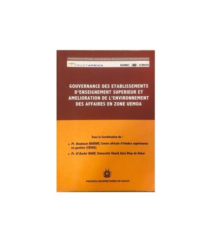 Gouvernance des etablissements d'enseignement superieur en zone UEMOA