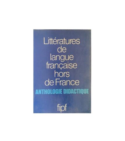 Litterature francaise hors de France
