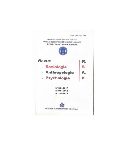 copy of Revue Sociologie Anthropologie Psychologie RSAP/UCAD