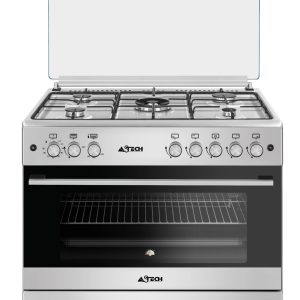 CUISINIERE ASTECH CK78PLFOEL 60/60 4FEUX ELECTRIQUE FOUR ELECTRIC