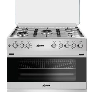 CUISINIERE ASTECH CK97MS 90/60 5FEUX FULL OPTION VENTILO +FOUR ELECT