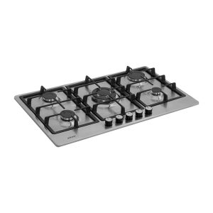 PLAQUE DE CUISSON ASTECH PL67GZ-60NO-MA 4FEUX GAZ, Dimensions : 60 x 60 cm, Électrique intégré, 4 brûleurs