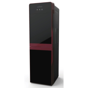FONTAINE ASTECH FNT39VER NOIR-ROUGE + FRIGO, Hauteur : Environ 1 mètre, 3 températures d'eau disponibles, 3 robinets