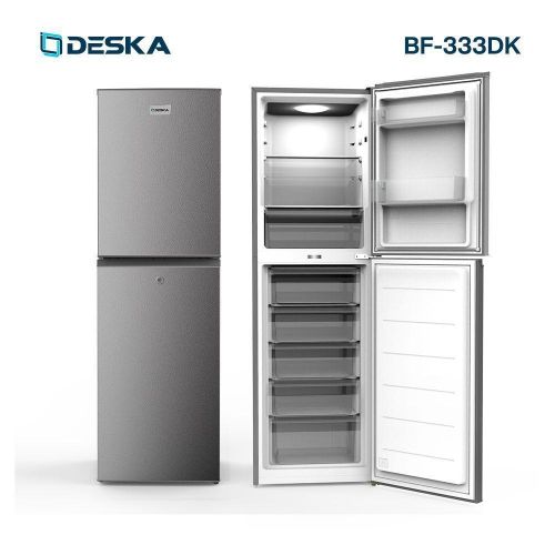 Deska Réfrigérateur Combiné 5 Tiroirs 251 Litres - BF-333DK - Classe T - Gris - Garantie 12 Mois