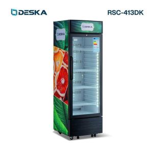Refrigerateur Vitrine DESKA 350L RSC-513DK Classé A+ vitrée transparente éclairage LED
