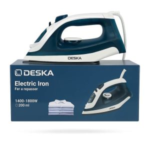 Fer à repasser à vapeur DESKA  - FR2366-RI - Puissance 220-240V / 1800 W jet de vapeur Ergonomique avec un réservoir d'eau