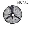 VENTILATEUR ASTECH VM2727-DO MURAL HIGHT AIR FLOW 650MM 26' 3 vitesses pour adapter la puissance du souffle Technologie High Air Flow, Équipé d’un moteur robuste et durable