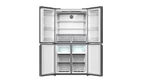REFRIGERATEUR ASTECH FSS-673FD-IN SIDE BY SIDE 4PORTES Empêche la formation de givre. Classe énergétique A++ Grandes familles (5 à 10 personnes)