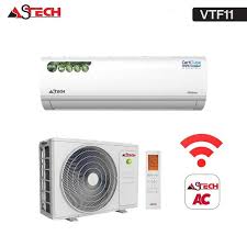 SPLIT ASTECH 12VTF111 12000BTU INVERTER + WIFI 1.5CV Refroidissement rapide et homogène, Tension : 220–240 V / 50 Hz Gaz réfrigérant : R410A