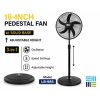 Elbee Ventilateur sur pied de 18 pouces – Modèle LB-985, Vitesses : 3 niveaux réglables (faible / moyen / fort), Grand ventilateur 18 pouces pour forte ventilation