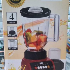 Le modèle ELBEE HB-149 est un blender 2-en-1, Mixage : fruits, légumes, jus, smoothies, Broyage : café, arachides, épices, graines