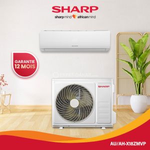 Climatiseur Sharp Split 18000 BTU - AH/AU-A18CTVP (2 CV)