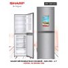 Réfrigérateur combiné Sharp SJ-BH320-HS2                                                    Ce modele est une solution appréciée pour son équilibre entre compacité et capacité de stockage.