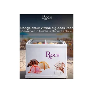 CONGELATEUR VITRINE RIS-400-D 400LTR Donnez de la visibilité à vos produits surgelés. Un congélateur professionnel conçu pour allier une conservation