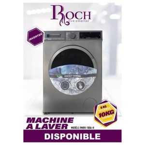 10KG LAVAGE / 6KG SÉCHAGE (RWDR-10D6-H) Ne vous souciez plus de la météo. Lavez 10 kg et séchez 6 kg avec un seul appareil. La solution ultime pour un ling