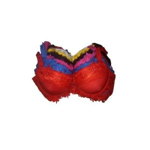 Pack de 6 Soutien Gorge - Bordure Dentelle - Multicolore
