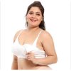 Soutien-gorge d'allaitement respirant sans couture - blanc