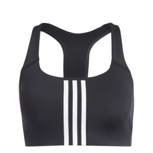 ADIDAS Powerimpact Training Medium-Support 3-Stripes Bra SOUTIEN-GORGE DE SPORT FEMMES - Noir