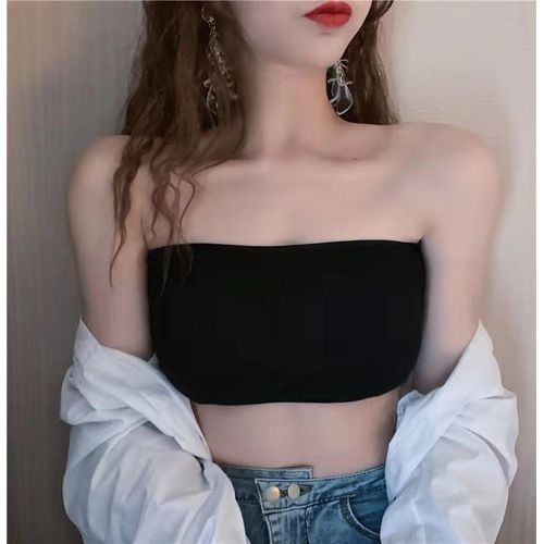 Soutien-gorge dos nu réglable femme - Noir