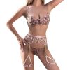 Ensemble de nuisette Sexy en dentelle confortable - Lingerie érotique - Multicolore