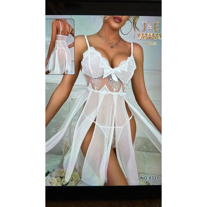 Autre nuisette robe sexy avec dentelle et tulle